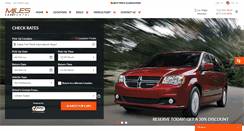 Desktop Screenshot of milescarrentaldallas.com