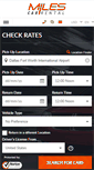 Mobile Screenshot of milescarrentaldallas.com
